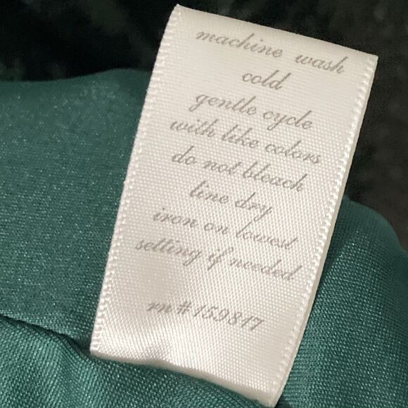 Altar'd State Sz XXS Paityn Strapless Sequin Maxi Dress Satin Halter Top Green - Picture 10 of 11